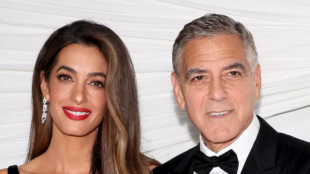 George Clooney and elegant wife Amal lead stars at The Albies in NYC