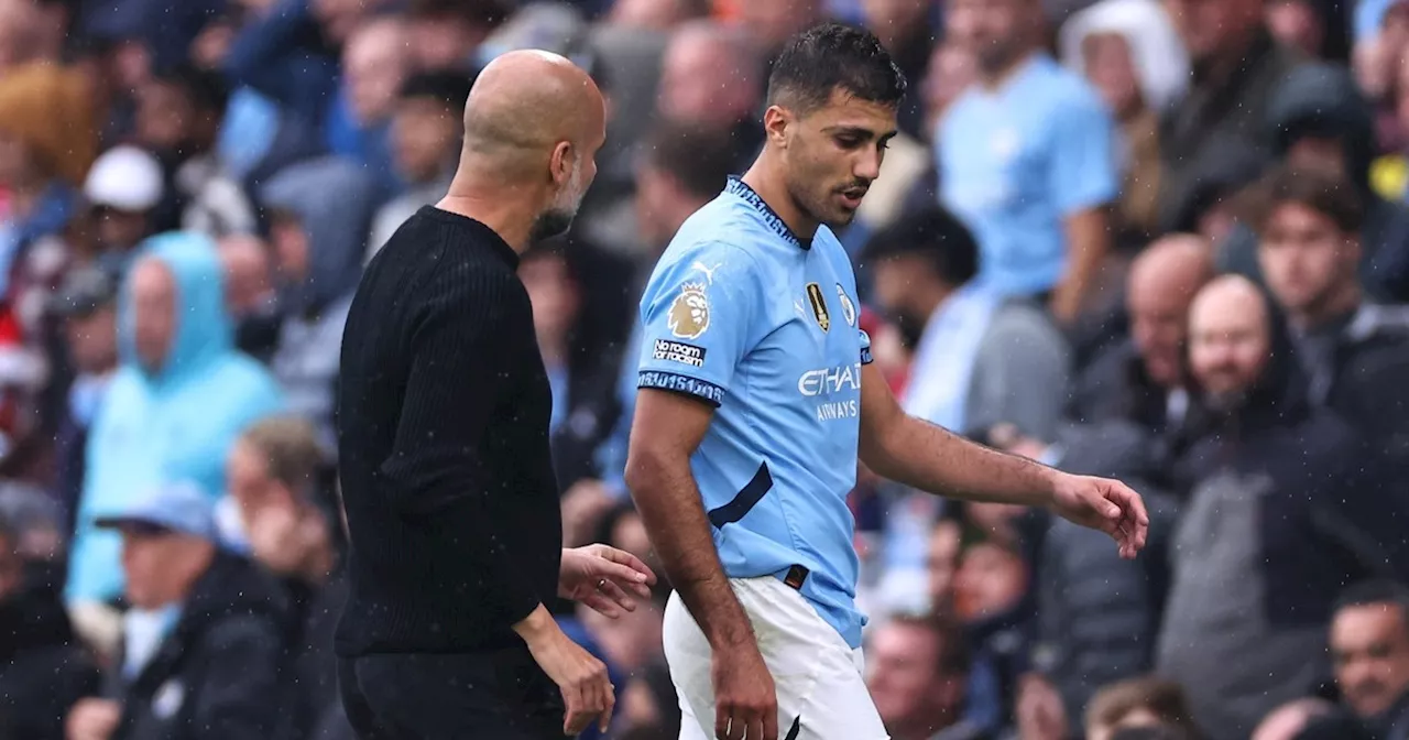 Pep Guardiola comentó qué hará el Manchester City frente a la grave lesión de Rodri