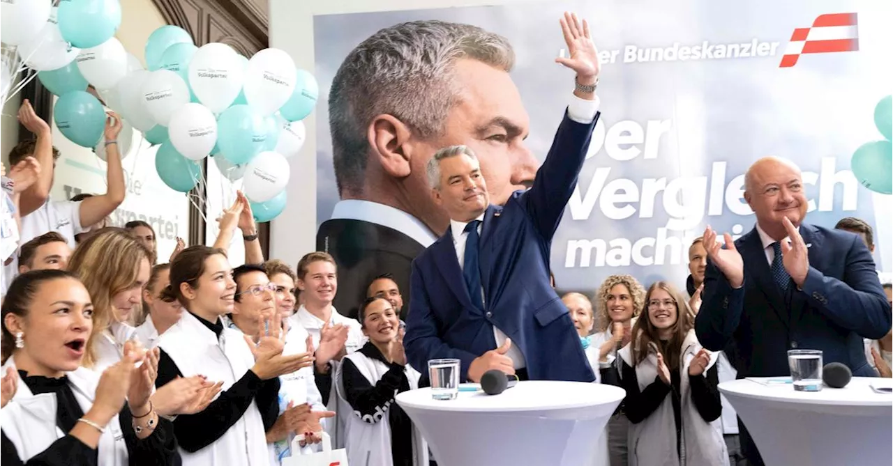 ÖVP-Wahlkampfabschluss: Pflichtprogramm mit Kurzauftritt