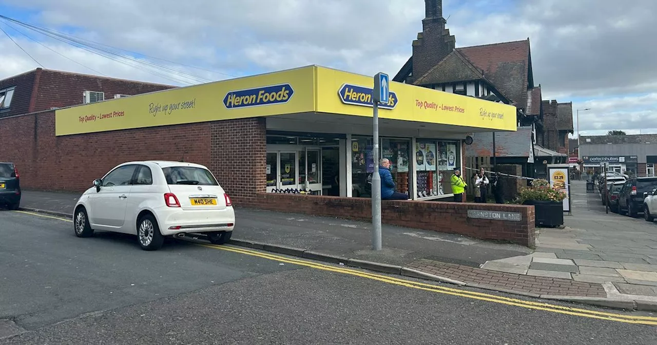 Moreton police incident live as man stabbed in alleyway near Heron Foods