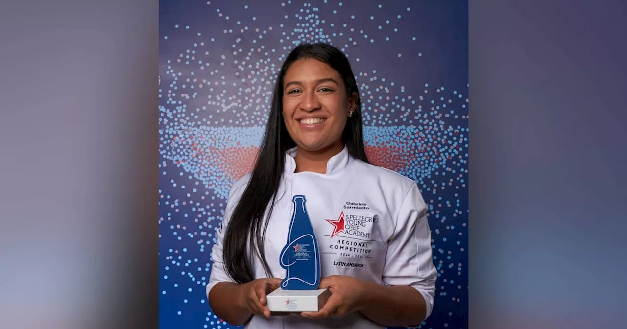 Gabriela Sarmiento ganó la competencia S.Pellegrino Young Chef Academy 2024