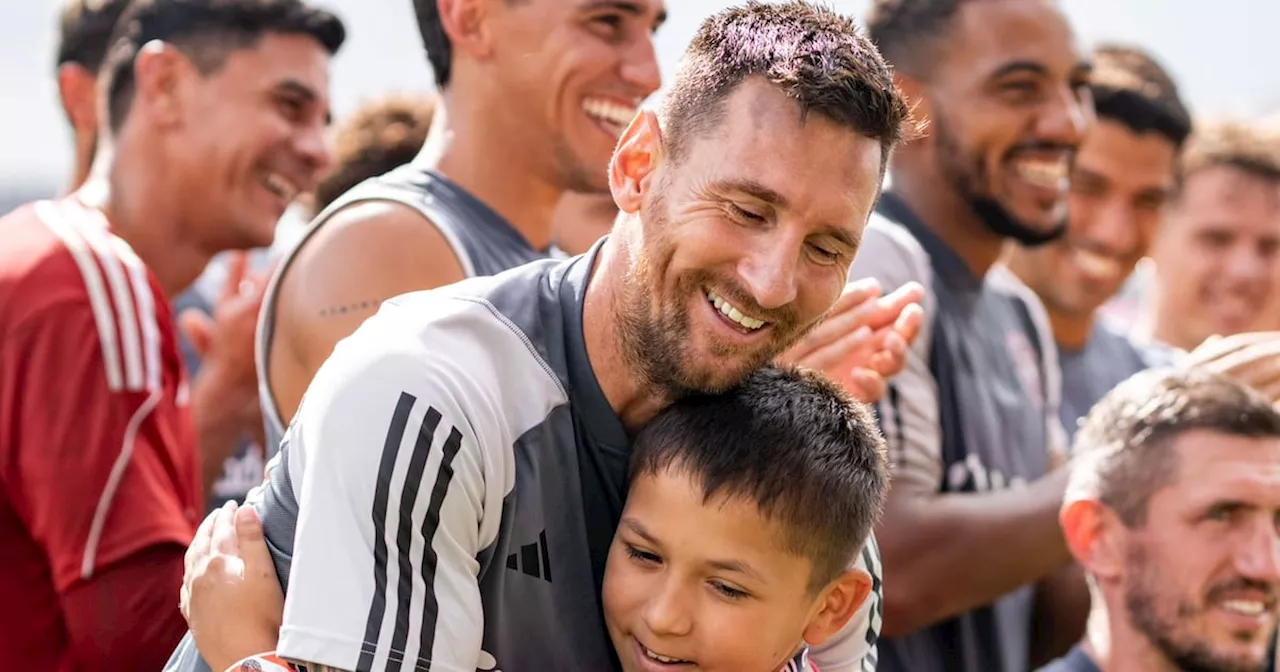 Messi, Suárez y el Inter Miami cumplen el deseo de 23 niños