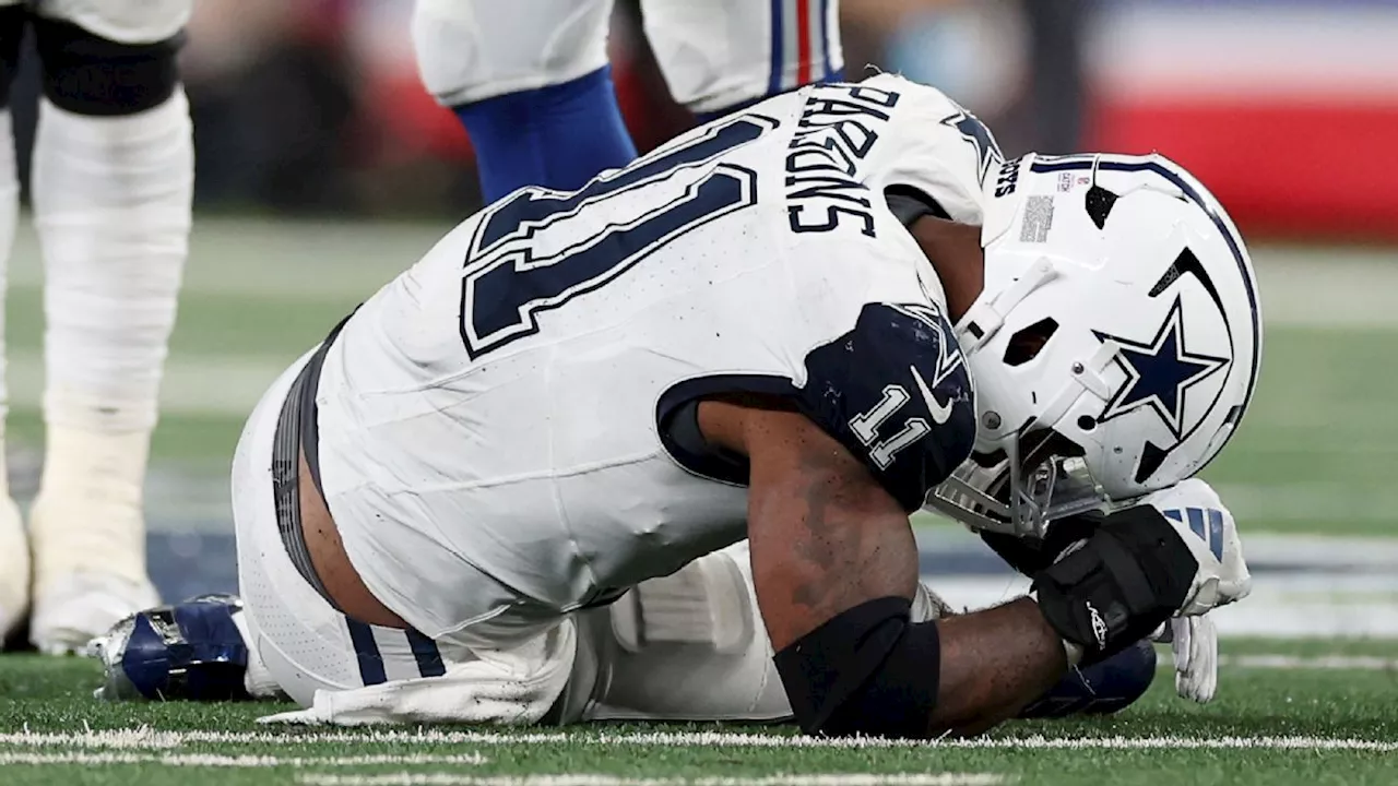 Cowboys' Micah Parsons set for MRI after injuring ankle vs. Giants