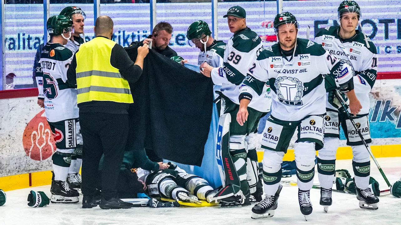 – Linus Hedman blir liggandes efter tackling