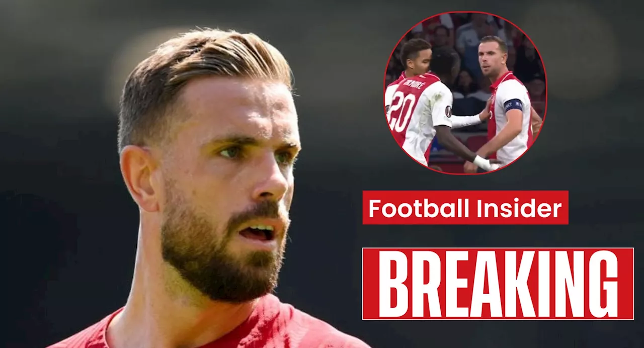 Liverpool legend Jordan Henderson in on-field bust-up with teammate