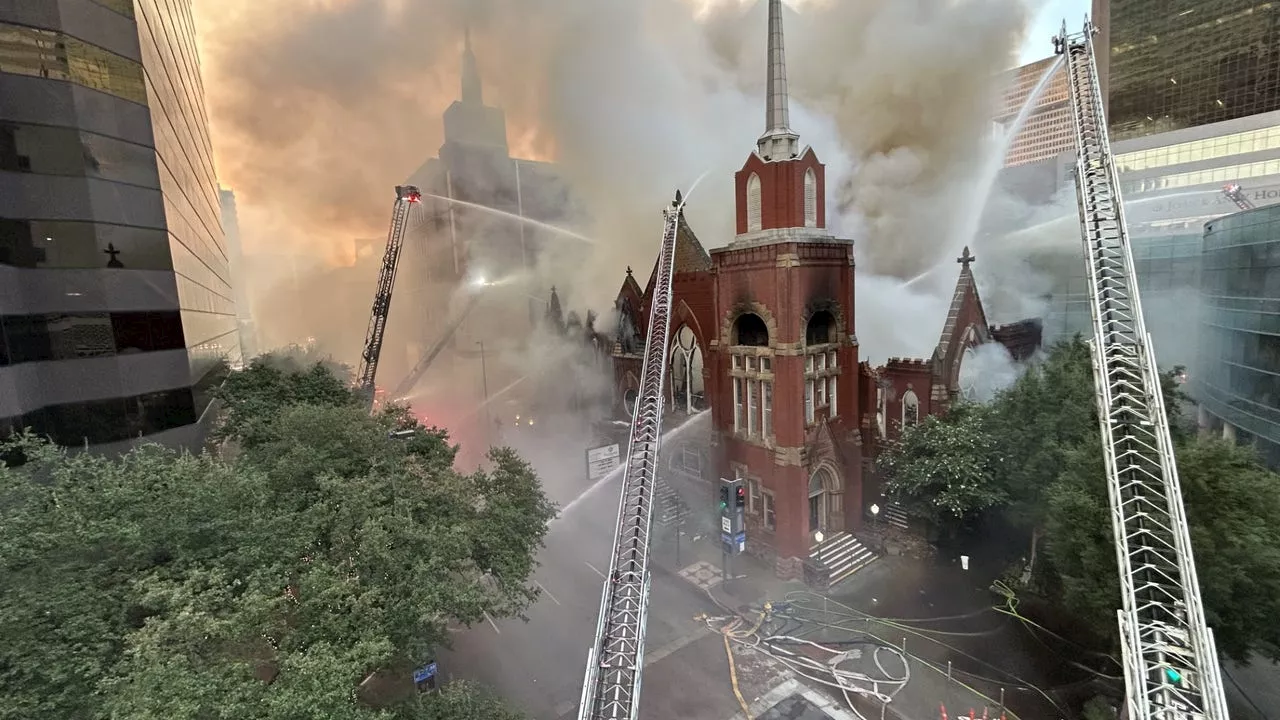 Cause of First Baptist Dallas fire 'to remain undetermined', Dallas Fire-Rescue says