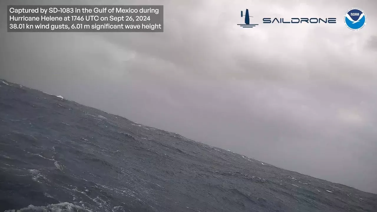 Saildrone Bravely Enters Hurricane Helene to Gather Data