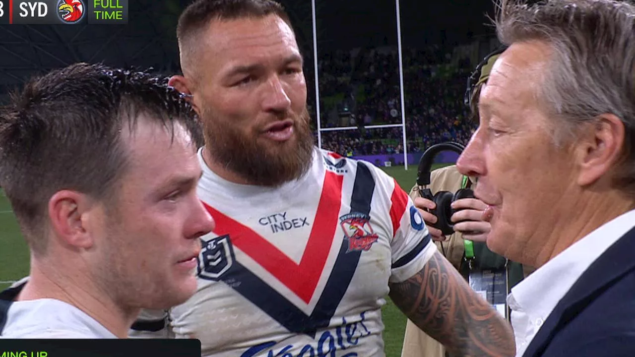 ‘A lot of good times’: Bellamy’s touching tribute to ‘tremendous’ departing Roosters legends