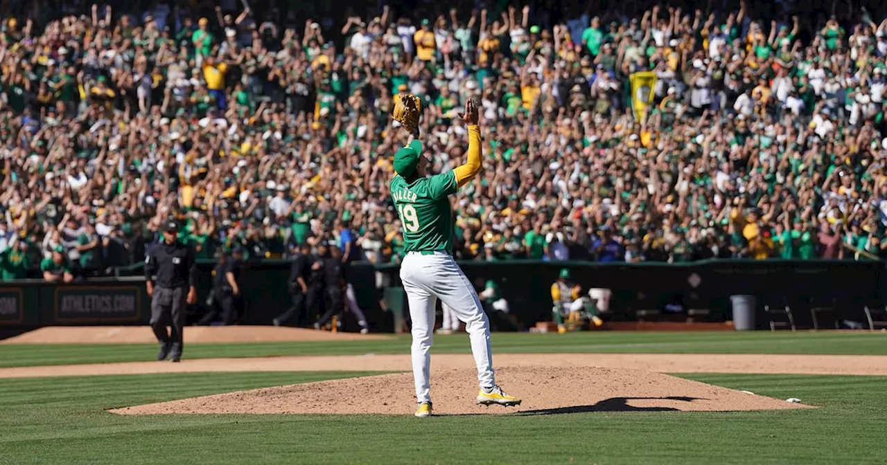 MLB: Athletics jugaron por última vez en Oakland, con estadio lleno y entre lágrimas (VIDEO)