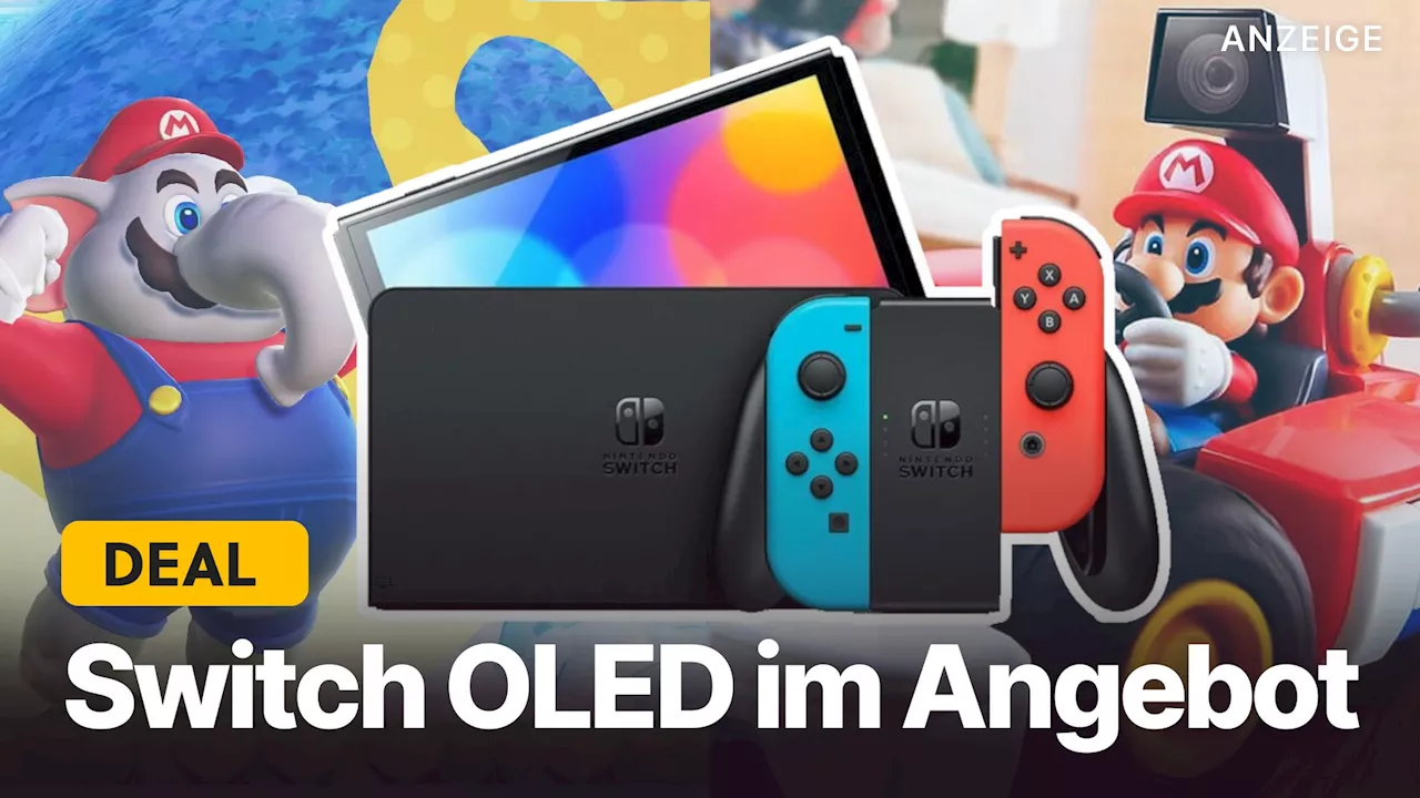 Nur noch bis Montag: Switch-OLED + Mario-Spiel mit rund 100€ Rabatt im Angebot schnappen!