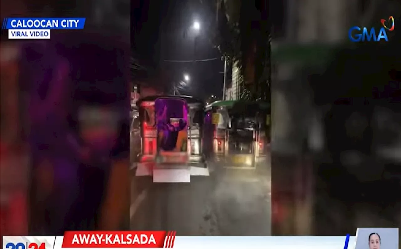 2 jeepney driver, naggitgitan at banggaan kahit may mga pasahero sa Caloocan