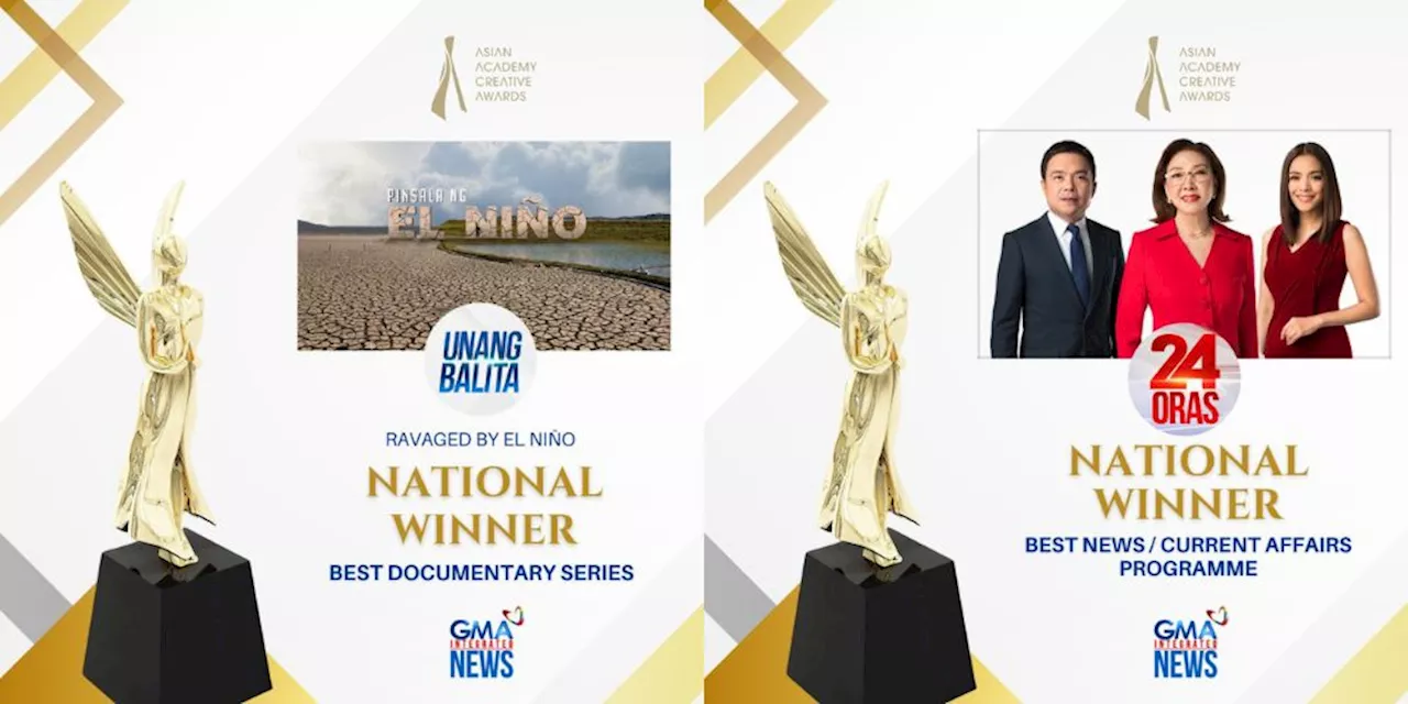 GMA Integrated News bags two national wins at the Asian Academy Creative Awards 2024!