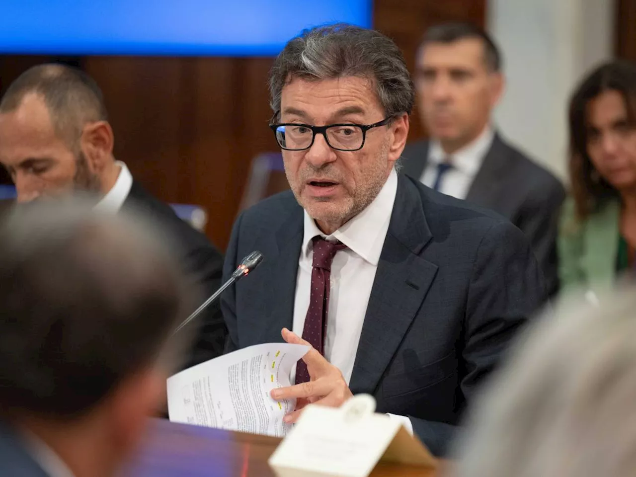 Deficit, Giorgetti promette: 'Conti in ordine dal 2026'