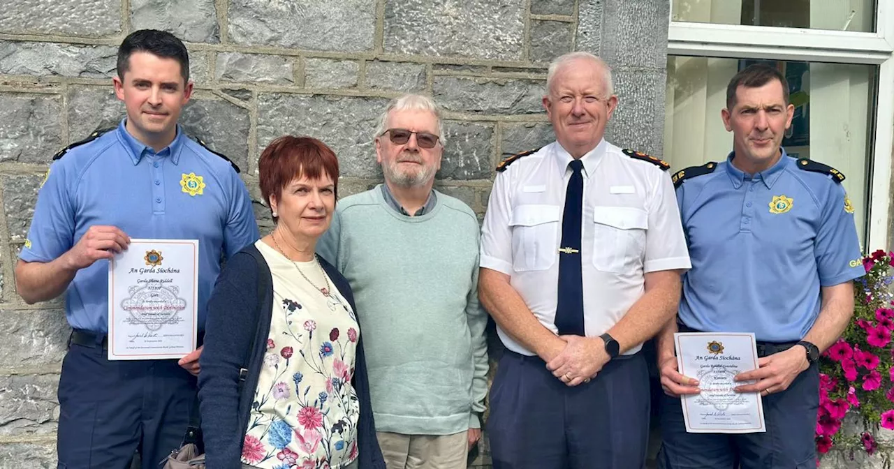 Man thanks heroic gardaí for saving his life after he almost drowned in Galway