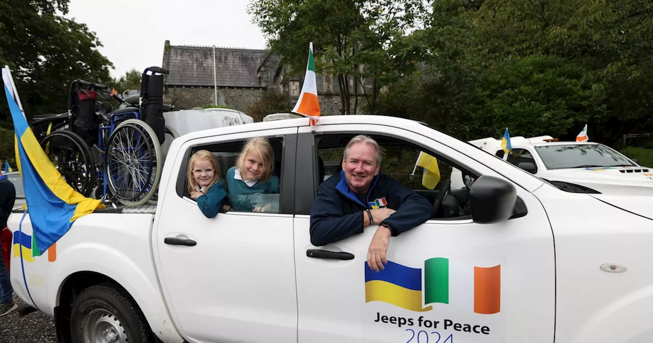 From Greystones to Ukraine with SUVs and medical supplies