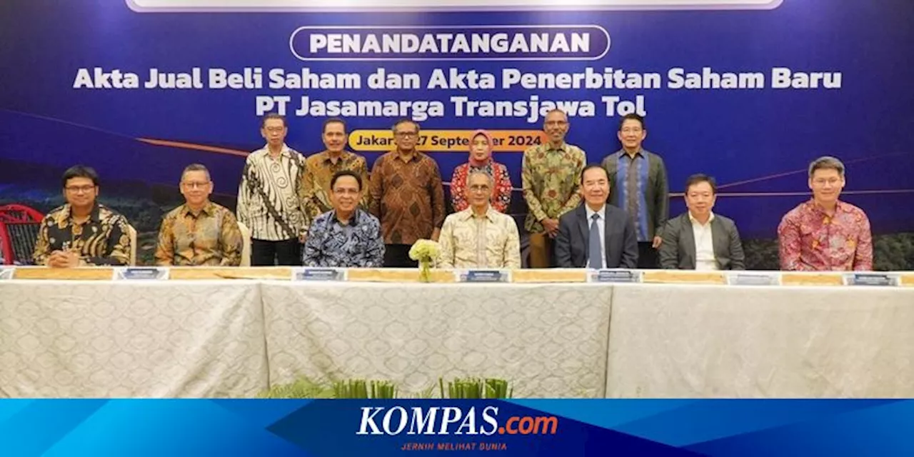 Jasa Marga Jual 35 Persen Saham Tol Trans Jawa