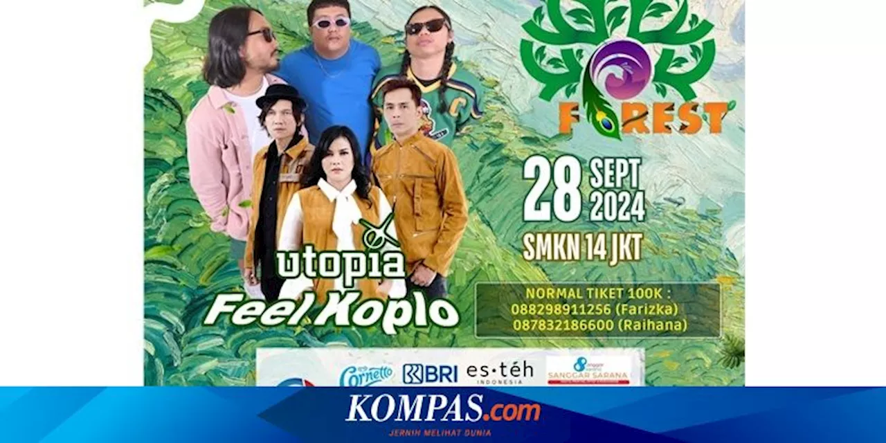 SMK Negeri 14 Jakarta Gelar Konser Musik Forest 2024, Ada Feel Koplo dan Utopia