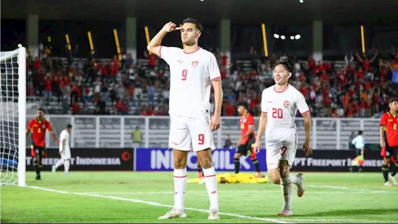 Hasil Timnas U20 Indonesia vs Timor Leste: Garuda Nusantara Menang 3-1