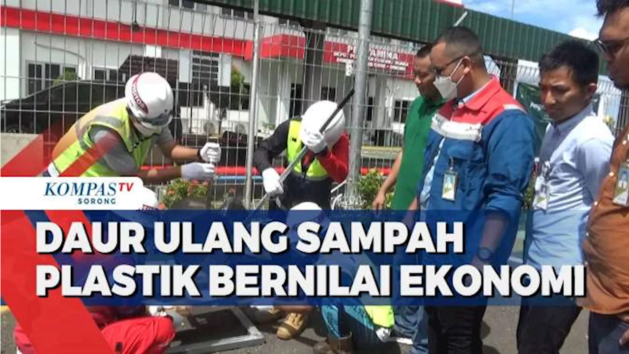 Peduli Lingkungan AFT DEO Sorong Kelola Sampah Plastik Bernilai Ekonomi