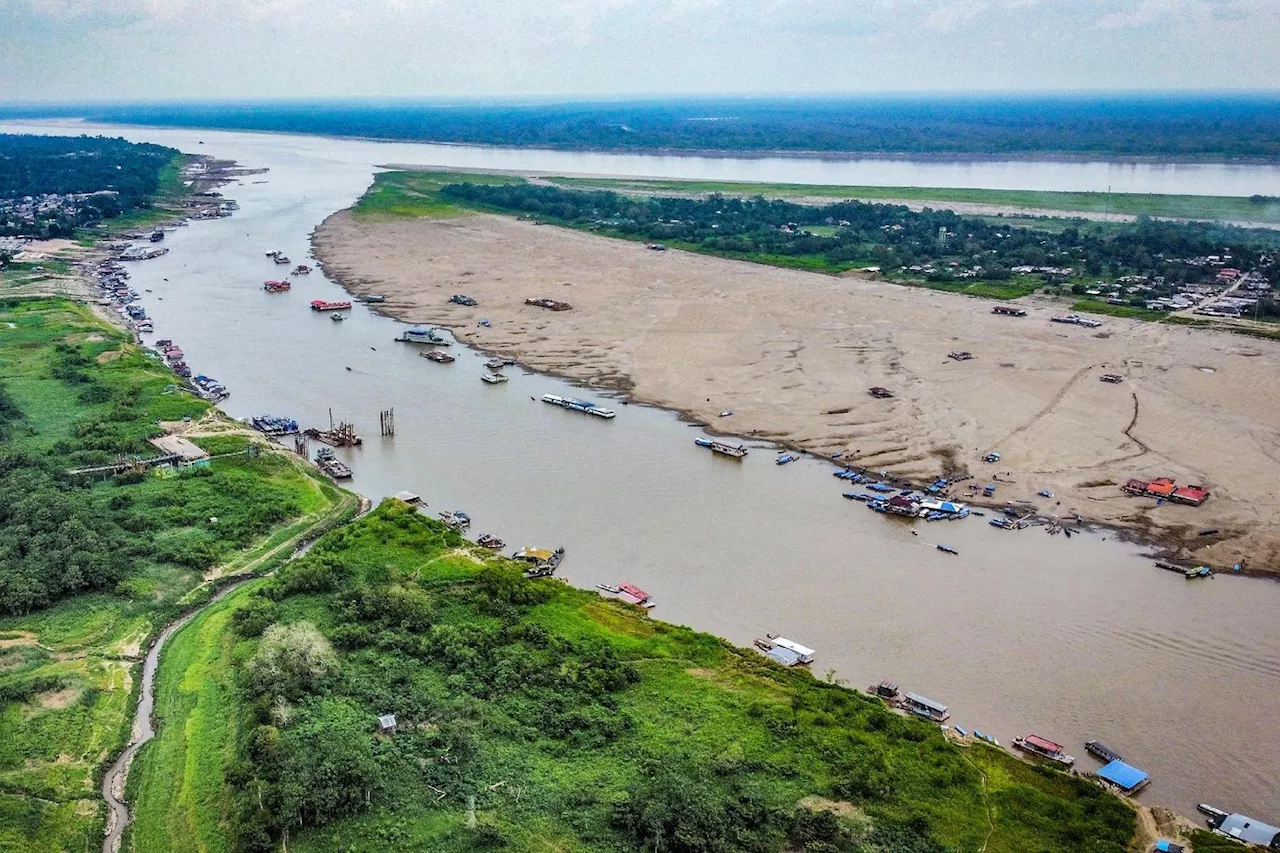 Colombie: le lit du fleuve Amazone réduit de 90% à cause de la sécheresse