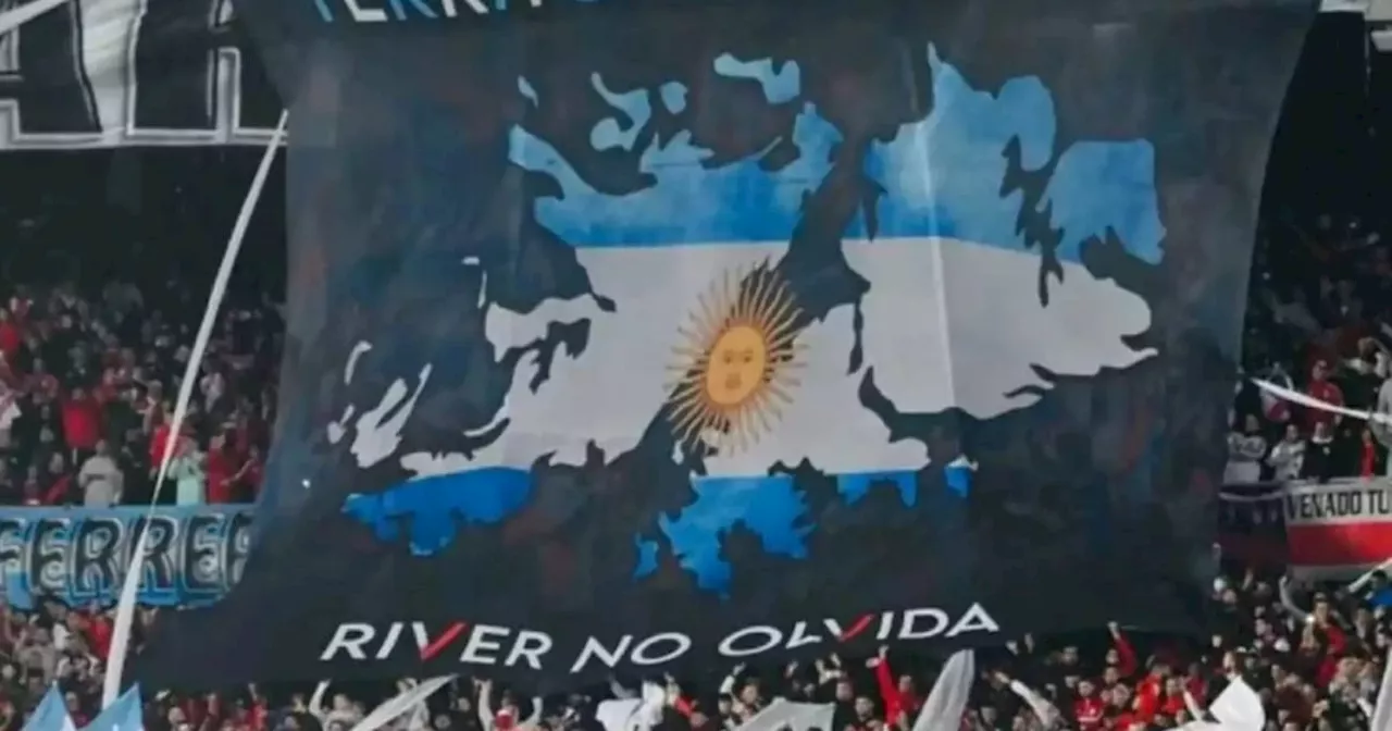 La canciller argentina alzó la voz tras la prohibición de una bandera de Malvinas en River