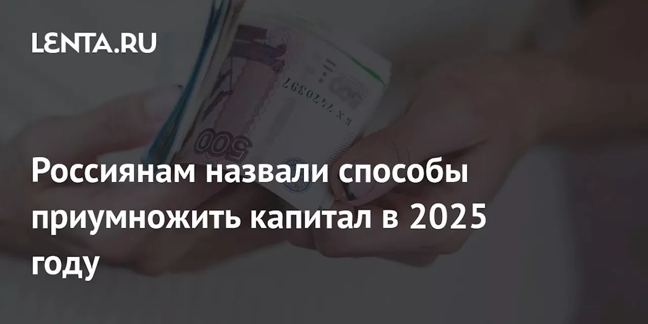 Россиянам назвали способы приумножить капитал в 2025 году