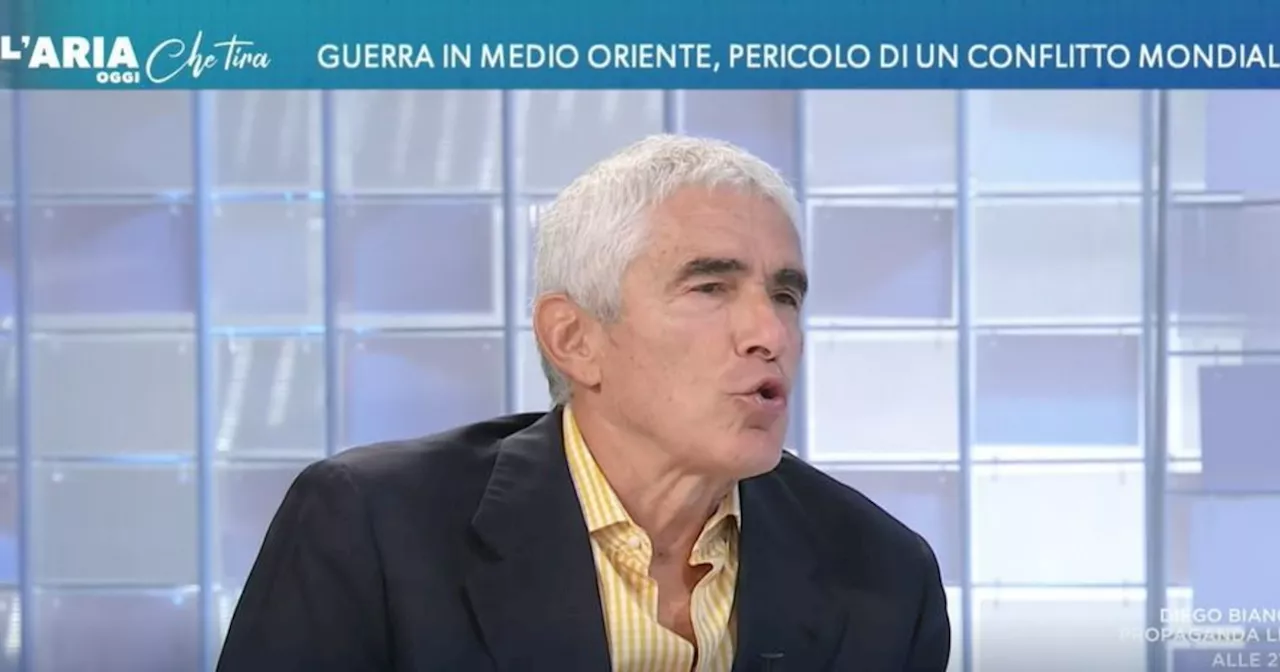 L&#039;aria che tira, gaffe di Casini: &#034;Meloni, in suo cul***&#034;, interviene parenzo