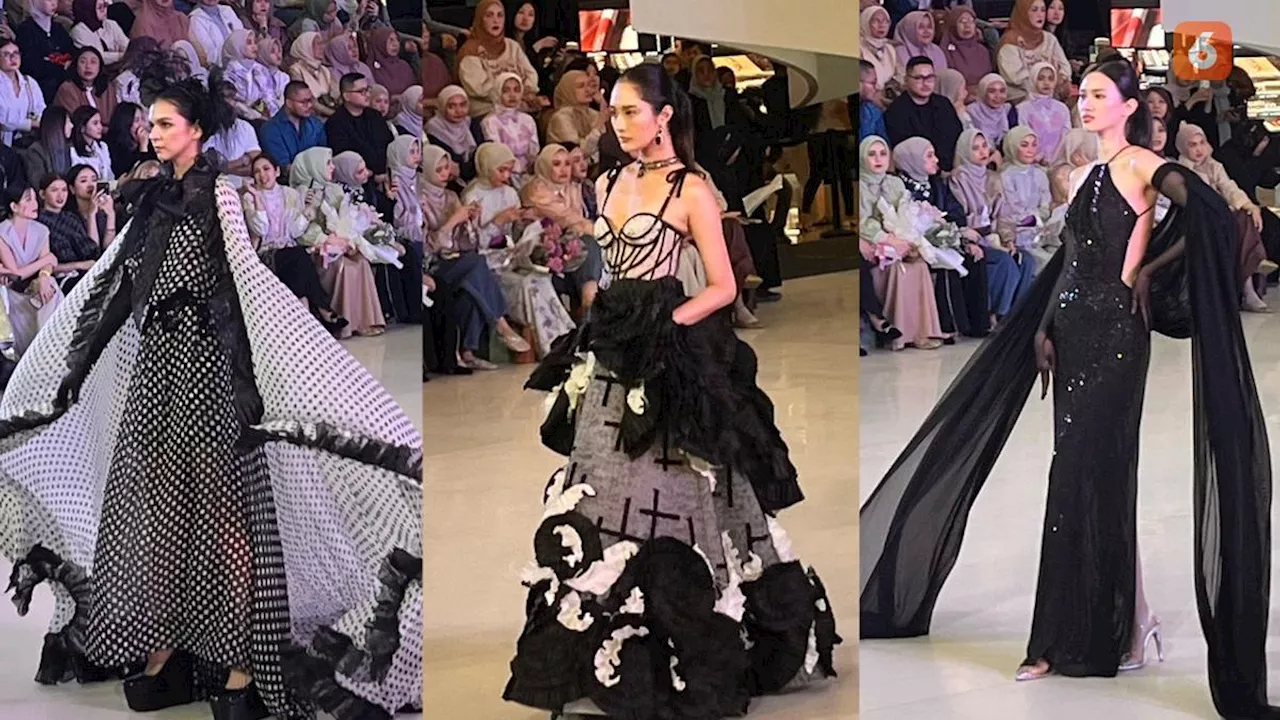 Elegansi Parade Mode Hitam Putih, Karya 25 Desainer IFDC di Fashion Nation 2024