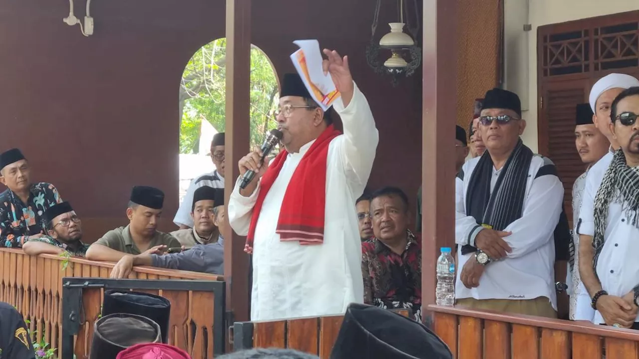 Rano Karno: 11 Tahun Bangun Kampung Orang di Banten, Masa Enggak Bisa Bangun di Kampung Sendiri