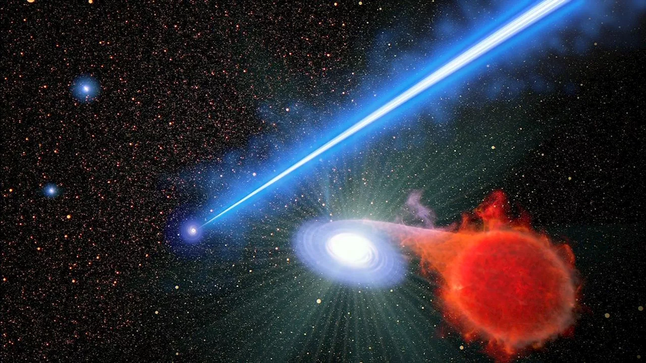 Black hole 'blowtorch' is causing nearby stars to explode, Hubble telescope reveals