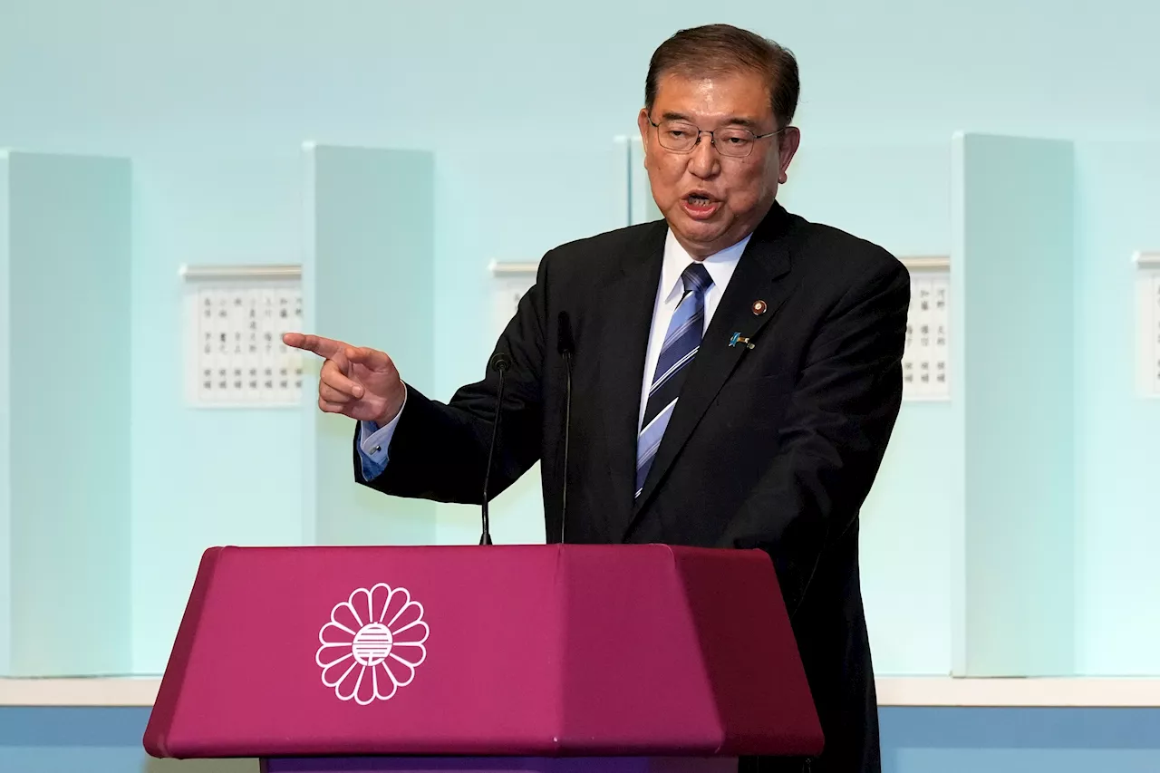 Former Defense Minister Ishiba chosen to lead Japan's ruling party