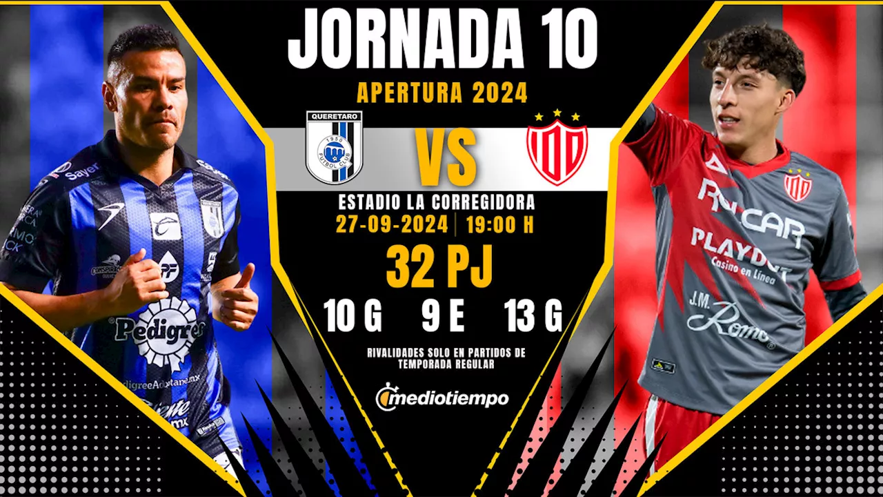 Querétaro vs. Necaxa: ¿A qué HORA y dónde VER partido HOY de Apertura 2024?