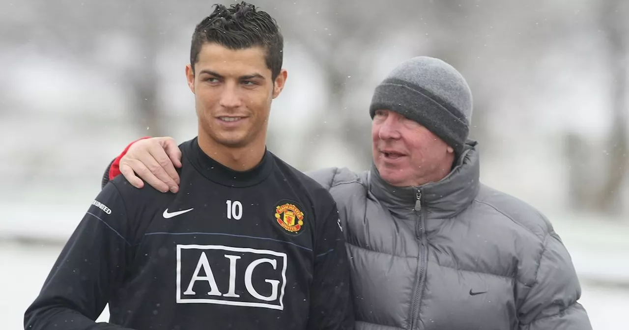 I saw Ronaldo's reaction to Man United hairdryer - it forced Ferguson to change