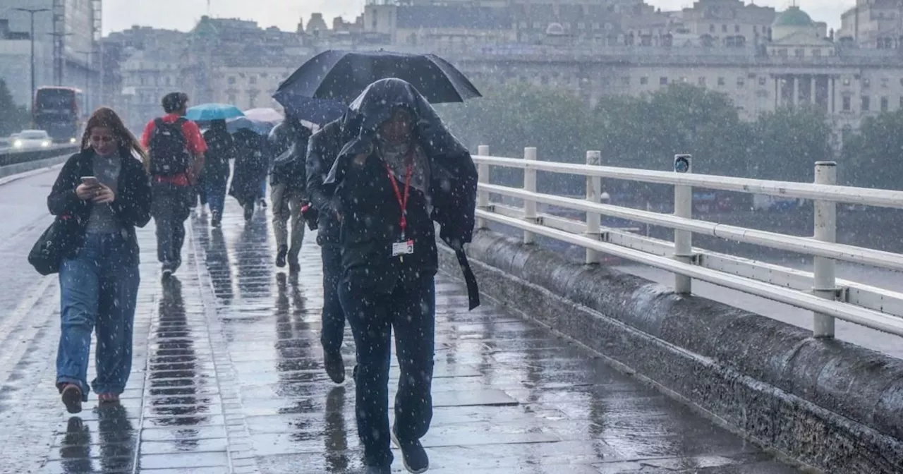 Tornado alert issued with warnings of heavy rain and flash flooding