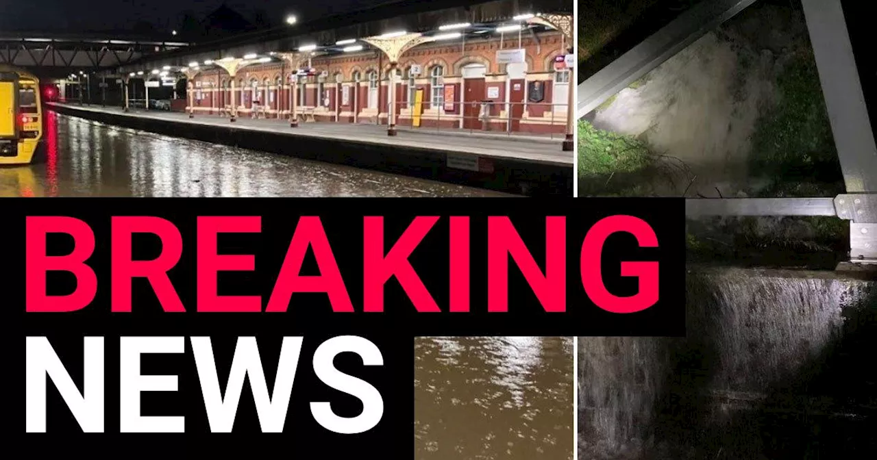 Travel news live: M5 blocked and railway lines flooded after heavy rain