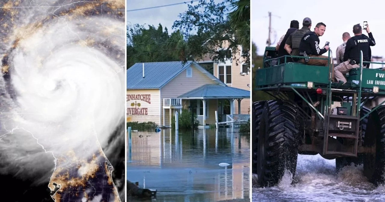 ‘Catastrophic’ Helene moves north, leaves wake of devastation across Florida coast