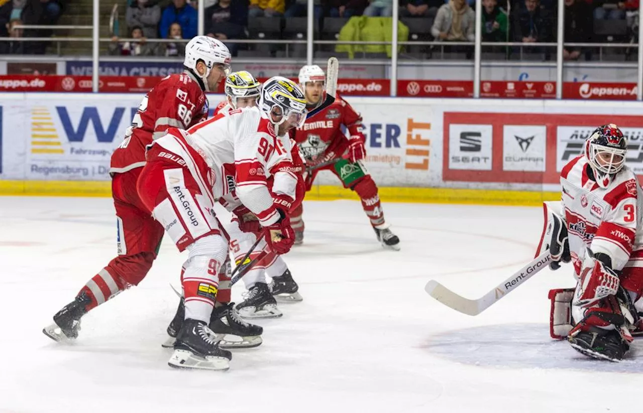 Eisbären Regensburg gewinnt im Penaltyschießen gegen Bad Nauheim