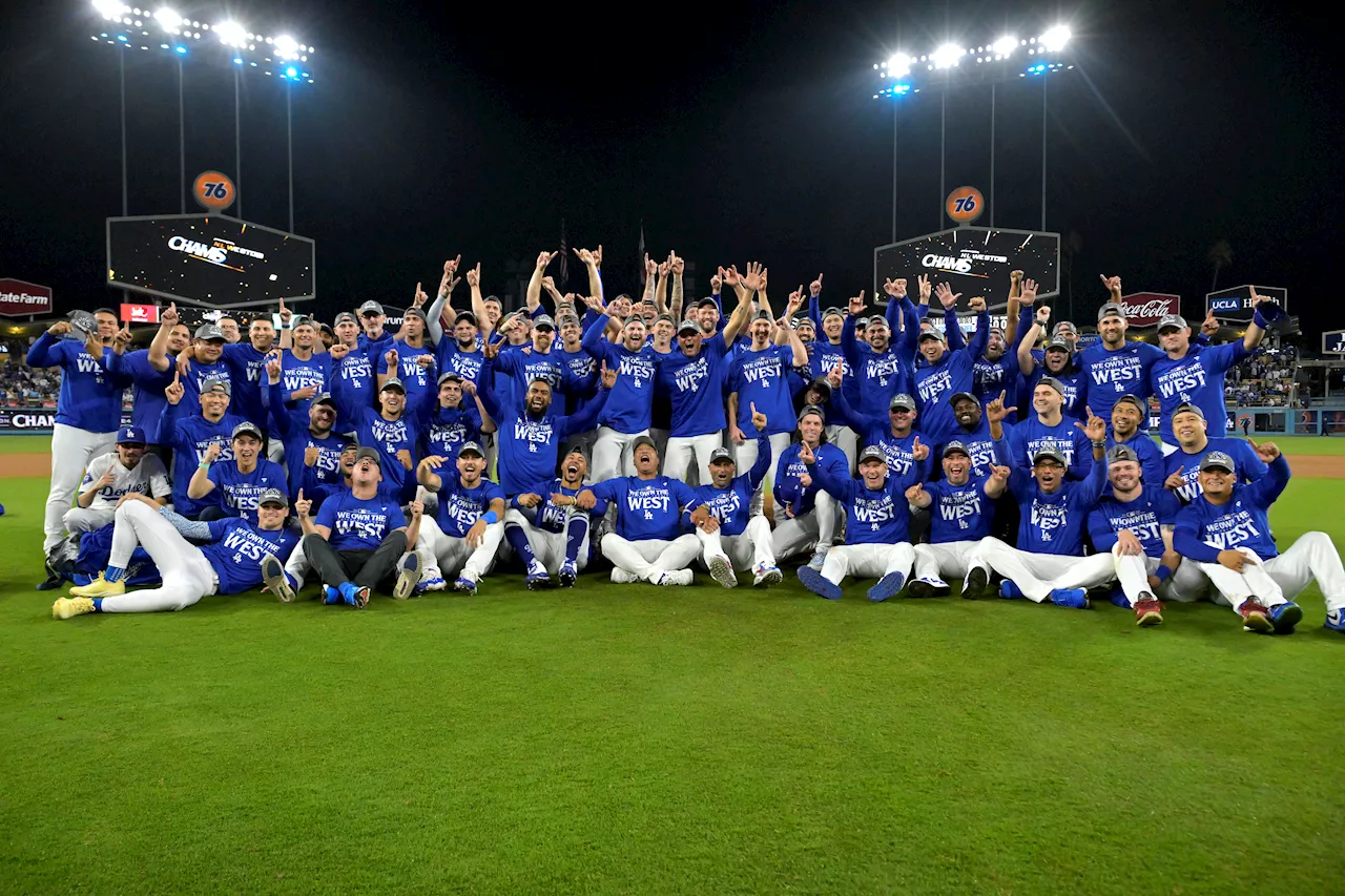 Dodgers defeat rival Padres 7-2 to clinch 11th NL West division title in 12 years