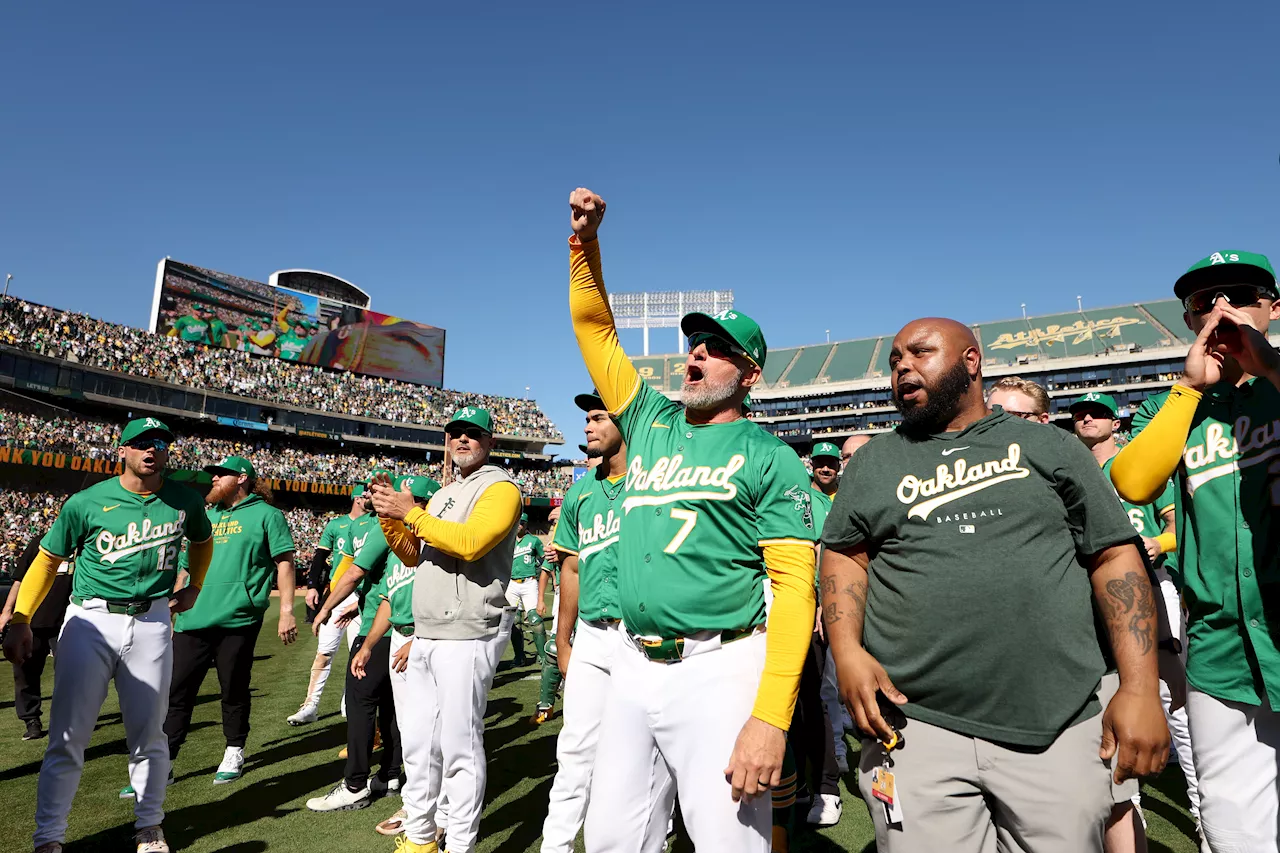 Emotional farewell as Oakland A's say goodbye to Coliseum