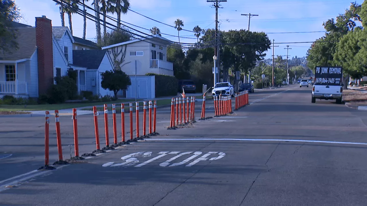 ‘Slow Street' bollards on Pacific Beach's Diamond Street to be removed