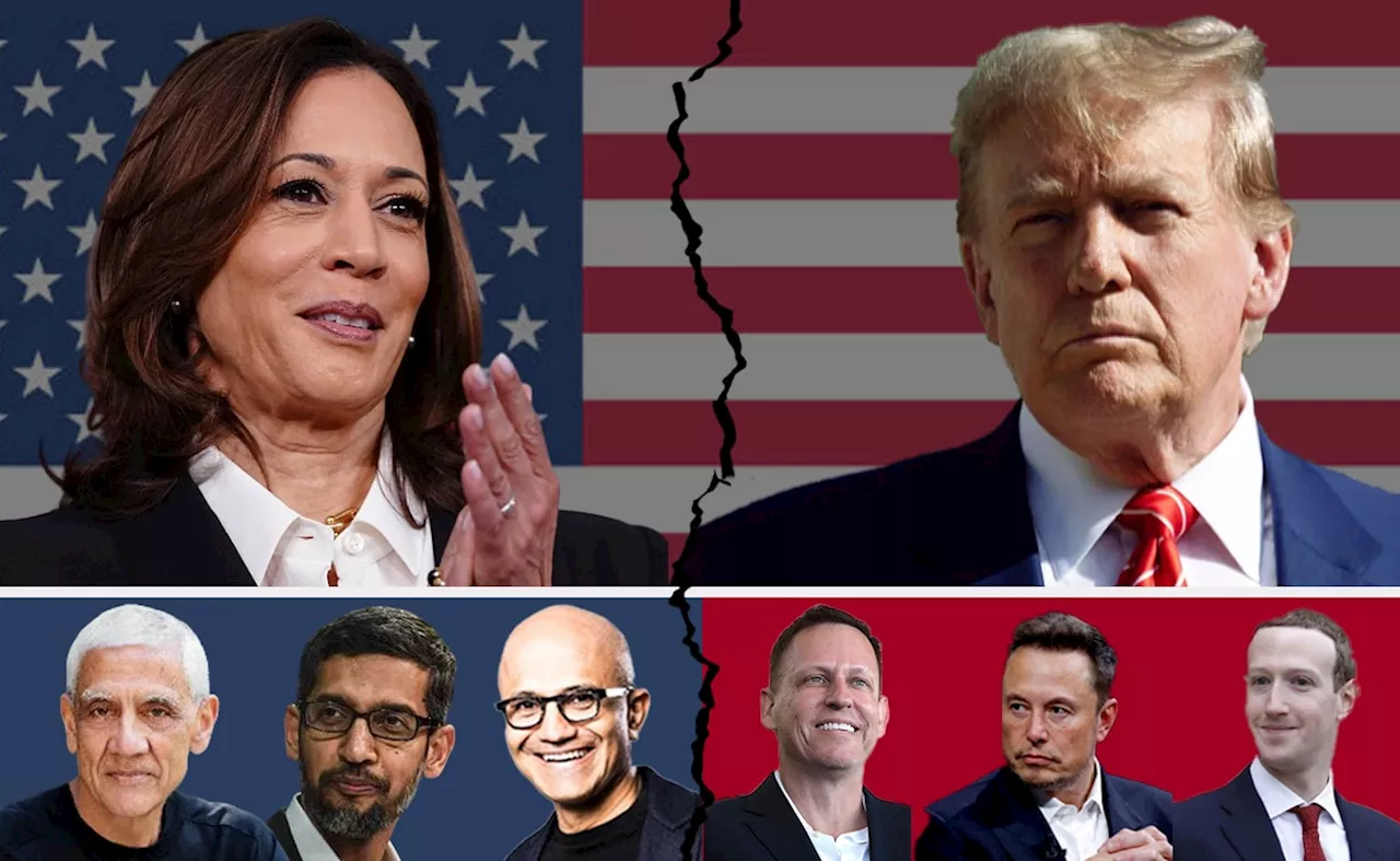 US President Elections: Tech Giants Back Kamala Harris