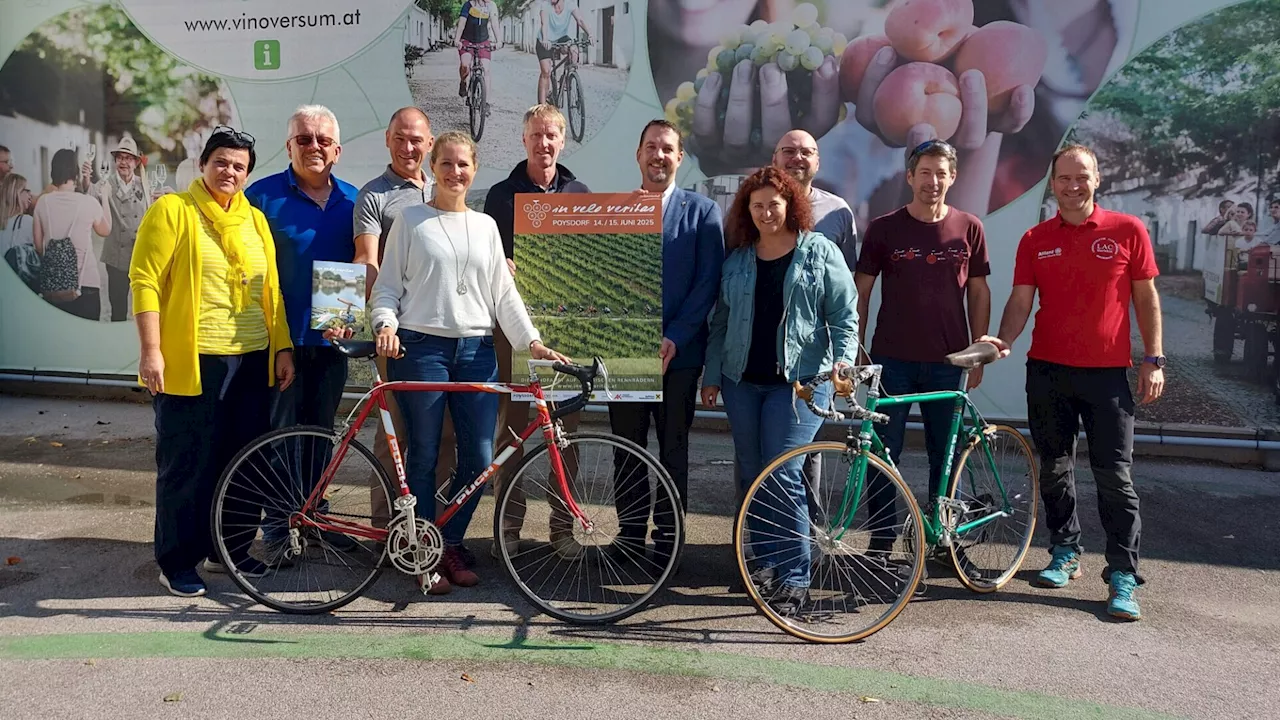 Zwei Weinstädte, eine Fackelfahrt und eine Oldtimer-Radfahrt