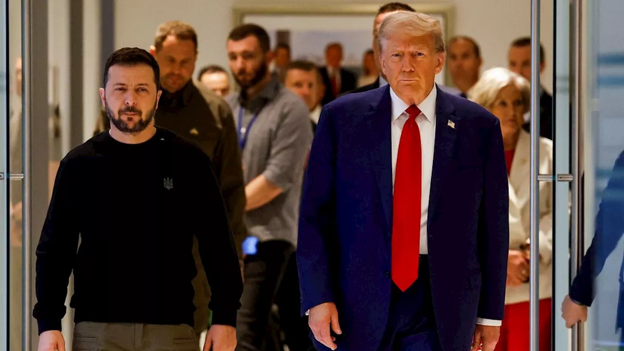 Trump over ontmoeting met Zelensky: 'We willen snel einde aan de oorlog'