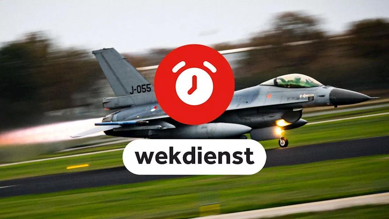 Wekdienst 27/9: F-16 vliegt voor het laatst over Nederland • Gouden Kalveren uitgereikt