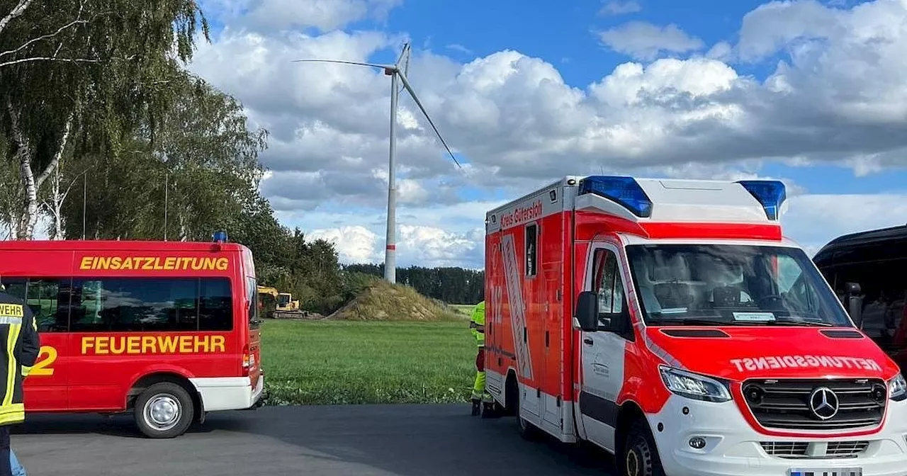 Sturmböen im Kreis Gütersloh - Windradflügel knickt ab