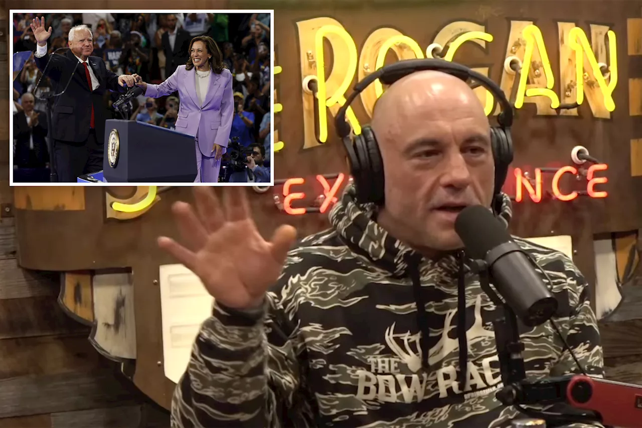 Joe Rogan fears free speech 'clamp down' under a Harris-Walz admin