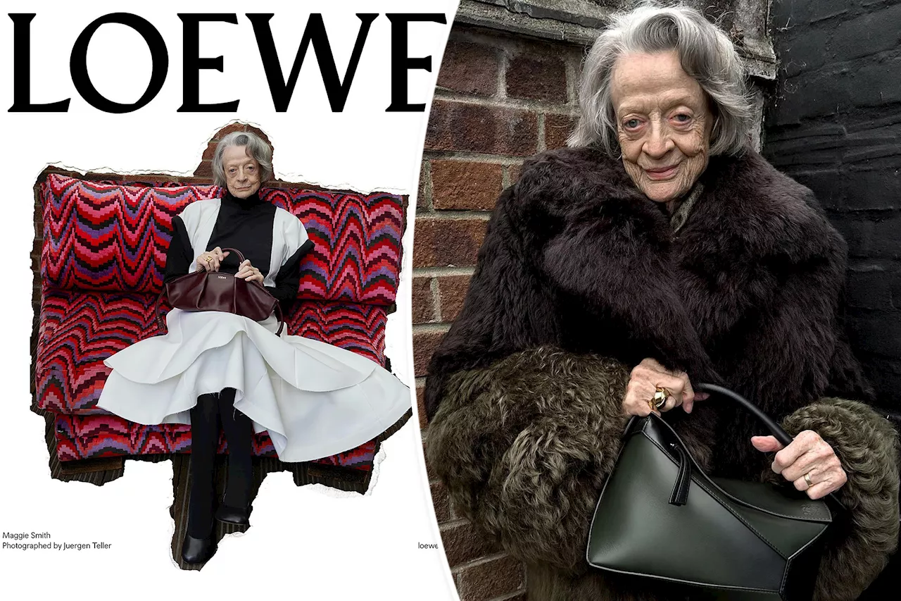 Dame Maggie Smith’s last pic before death was for a Loewe fashion campaign