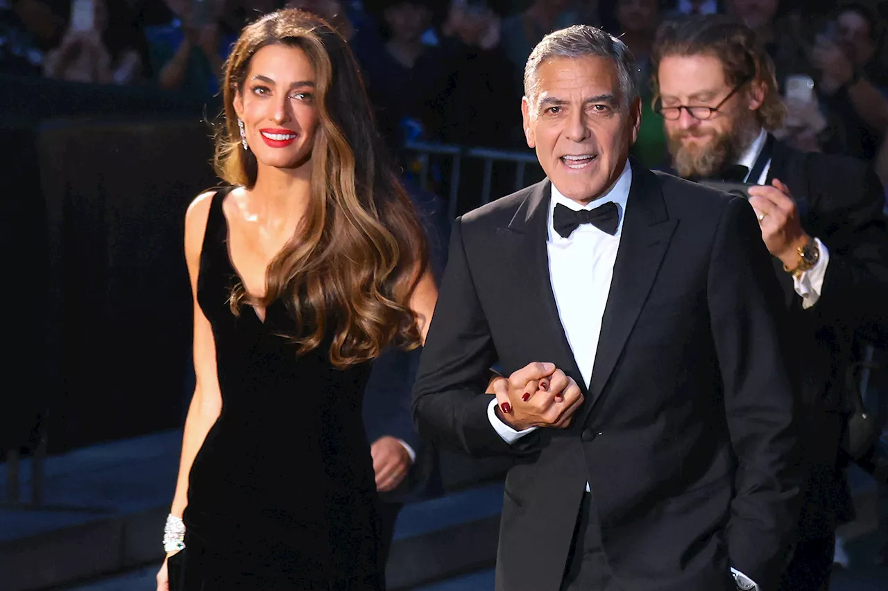 George Clooney and wife Amal adorably pack on the PDA at The Albies and more star snaps