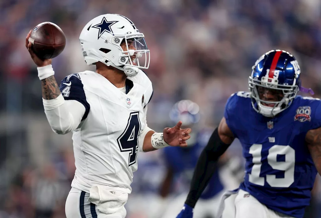 NFL: Dallas Cowboys schlagen New York Giants zum Auftakt in Woche 4