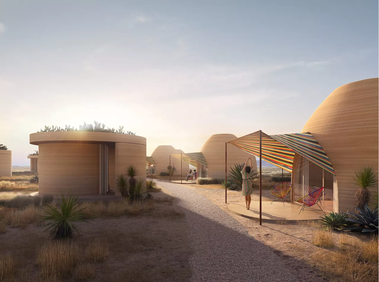 LOOK: World’s first 3D-printed hotel takes shape in Texas